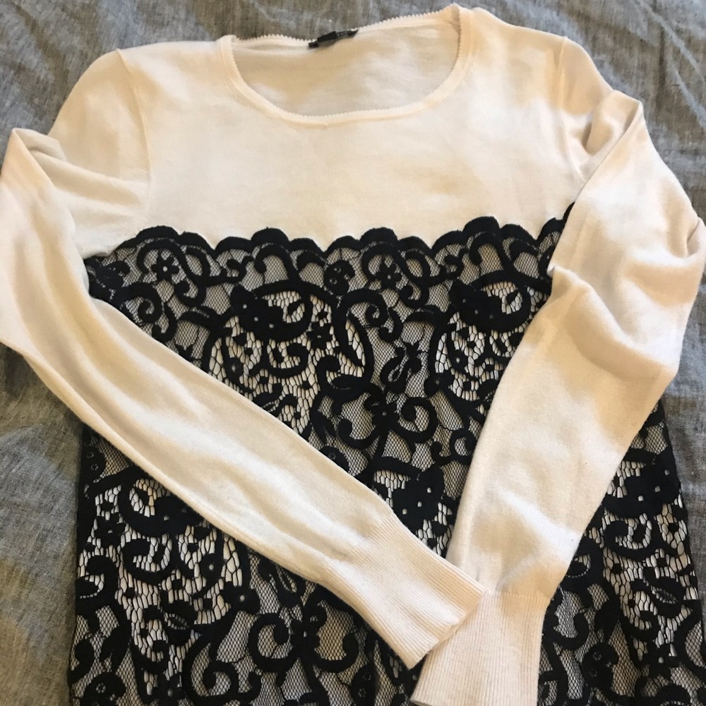 Ann Taylor Lace sweater